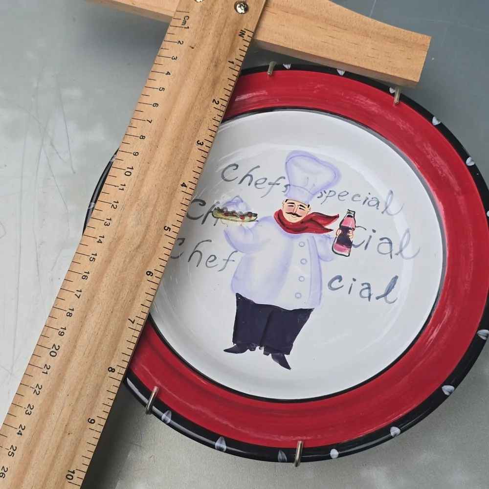 Certified International- Chef Special Hanging plate Jennifer Brinkley Art 9